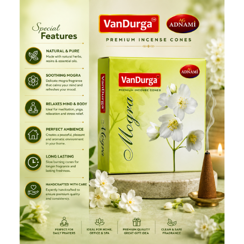 Premium Incense Cone (Mogra Fragrances)