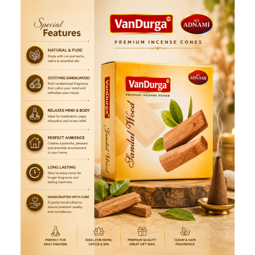 Premium Incense Cone (Sandal Wood Fragrances)