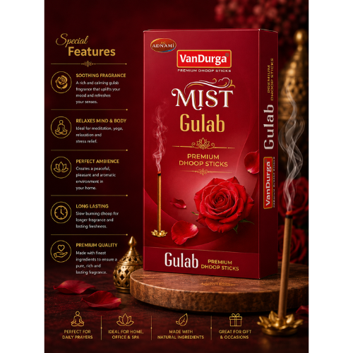 Mist Dhoop Sticks (Rose Fragrances)